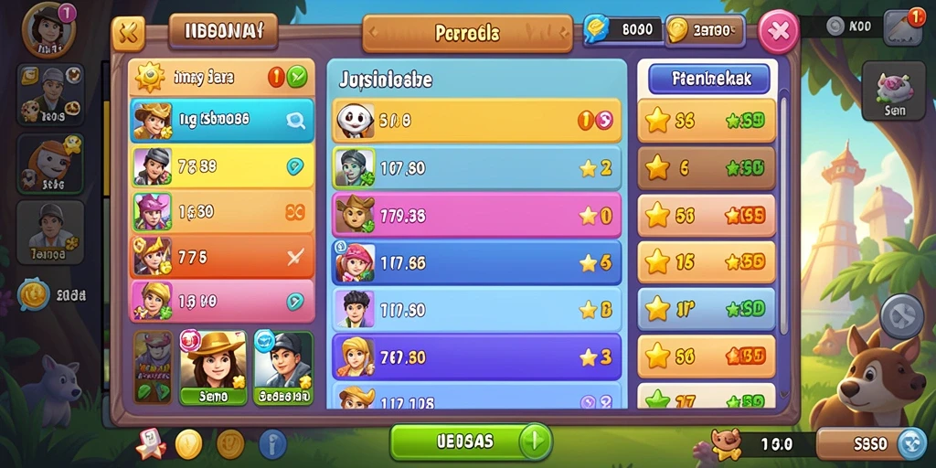 8g8g - Karakter yang bervariasi dan unik dalam game.